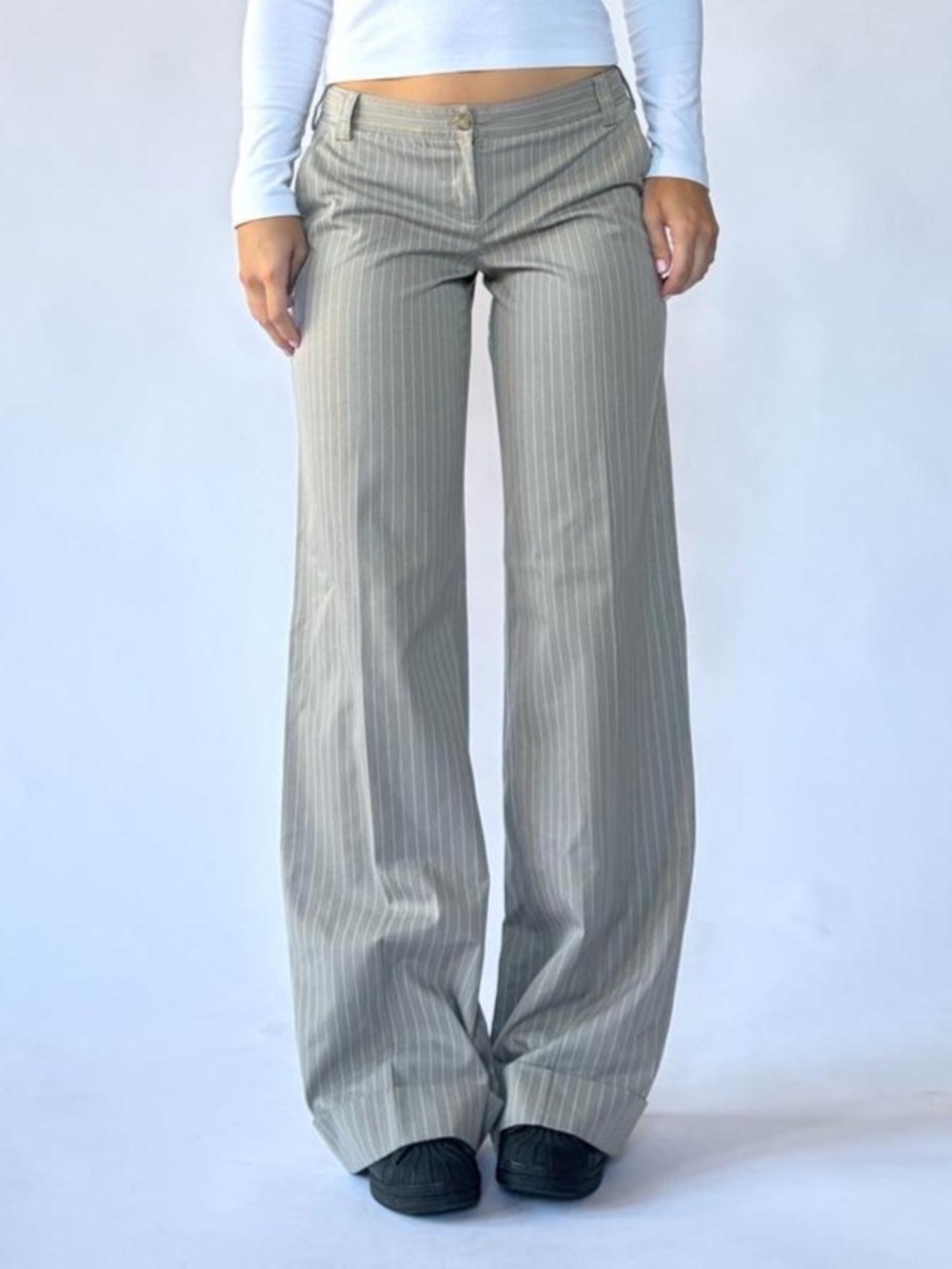 Pinstripe Flare Trousers The Limited Size 4